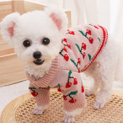 Pink Cherry Dog Sweater