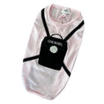Load image into Gallery viewer, Chanel-Inspired Chewnel Black Backpack Embroidered Dog T-Shirt - Southlake Paws