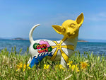 Chihuahua with Good Vibes Statue
