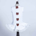 Load image into Gallery viewer, Hello Doggie Christmas Dog Dress Handmade Dresses