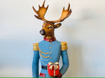 Christmas Welcoming Deer Statue