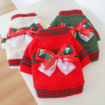 Load image into Gallery viewer, Christmas Bow Dog Sweater - Southlake Paws