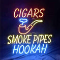 Load image into Gallery viewer, Cigars Smoke Pipes Hookah Neon Signs