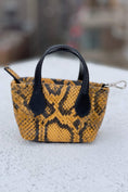 Load image into Gallery viewer, Clean Up Purse - Embossed Yellow & Black