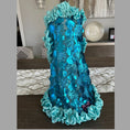 Load image into Gallery viewer, C’Mimi Designer Couture Shimmering Blue Dog Party Dress