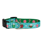 Christmas Cocoa Printed Dog Collar