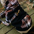 Load image into Gallery viewer, Frenchie Dog Hoodie - Cocoa Plaid