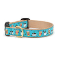 Load image into Gallery viewer, Up Country Coffee Nut Cast Brass Dog Collar