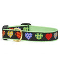 Load image into Gallery viewer, Colorful Hearts Dog Collar