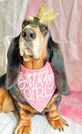Load image into Gallery viewer, Contemporary Style Birthday Girl Tie Dog Bandana
