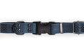 Load image into Gallery viewer, Celtic Sport Blue Jeans Leather Dog Collar