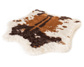 Load image into Gallery viewer, PupRug™ Animal Print Memory Foam Dog Bed - Brown Faux Cowhide