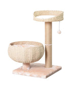 Cozy V2 Natural Handwoven Eco-Friendly Cat Tree