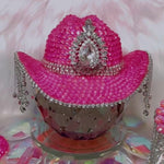 Custom Crystal Dog Cowboy Hat
