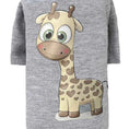Load image into Gallery viewer, Hello Doggie Cutie Dog Tee Collection Light Grey Giraffe Dog T - Shirt