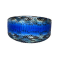 Load image into Gallery viewer, Stunning Multi-Blue Tone Snake 3 Wide Style Collar by Allysa Payne Beverly Hills