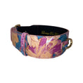 Load image into Gallery viewer, Floral Print Italian Leather Classic Collar