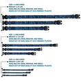 Load image into Gallery viewer, Plastic Clip Collar - Bandana/Skulls Baby Blue/Black