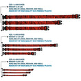 Load image into Gallery viewer, Plastic Clip Collar - Bandana/Skulls Black/Orange