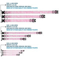 Load image into Gallery viewer, Plastic Clip Collar - Bandana/Skulls White/Pink