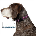 Load image into Gallery viewer, Plastic Clip Collar - Bandana/Skulls Pink/Black