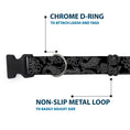 Load image into Gallery viewer, Plastic Clip Collar - Bandana Black/Gray