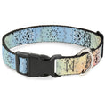 Load image into Gallery viewer, Plastic Clip Collar - Bandana Paisley Ombre Pastel/Black