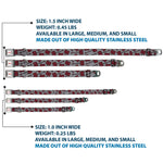 ADVENTURE TIME Title Logo Full Color White Seatbelt Buckle Collar - Adventure Time Marceline's Axe Bass Guitar Scattered Gray