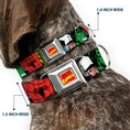 Load image into Gallery viewer, MARVEL COMICS Marvel Comics Logo Full Color Seatbelt Buckle Collar - Marvel Superhero Comic Blocks