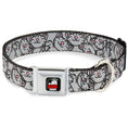Load image into Gallery viewer, THE BIG BANG THEORY Full Color Black White Red Seatbelt Buckle Collar - Soft Kitty Poses
