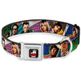 Load image into Gallery viewer, THE BIG BANG THEORY Full Color Black White Red Seatbelt Buckle Collar - The Big Bang Theory Comic Strip