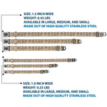 Dancing Bear Black/Silver Seatbelt Buckle Collar - Dancing Bears Hemp/Black