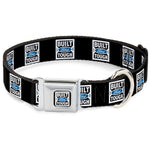 BUILT FORD TOUGH Logo2 Full Color Black White Blue Seatbelt Buckle Collar - BUILT FORD TOUGH Logo2 Black/White/Blue