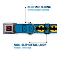 Load image into Gallery viewer, Batman Full Color Black Yellow Seatbelt Buckle Collar - Bat Signal-3 Blue/Black/Yellow
