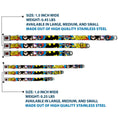 Load image into Gallery viewer, Batman Full Color Black Yellow Seatbelt Buckle Collar - BATGIRL in Action w/Face CLOSE-UP