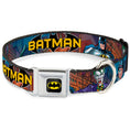 Load image into Gallery viewer, Batman Full Color Black Yellow Seatbelt Buckle Collar - BATMAN & Villains2/Cityscape