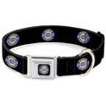 Load image into Gallery viewer, CHEVROLET SUPER SERVICE Logo Full Color Black/Blue/Yellow/White Seatbelt Buckle Collar - CHEVROLET SUPER SERVICE Logo Black/Blue/Yellow/White