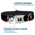 Load image into Gallery viewer, Camaro Badge Full Color Seatbelt Buckle Collar - CAMARO Badge Logo REPEAT