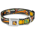 Load image into Gallery viewer, Dog & Cat Pose Full Color Seatbelt Buckle Collar - CATDOG Characters Running
