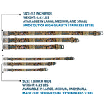 Catwoman Diamond Full Color Tans Seatbelt Buckle Collar - CATWOMAN-NINE LIVES OF A FELINE FATALE Pose2/Jewelry/Black Cat Tans