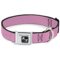 Load image into Gallery viewer, Dog Bone Seatbelt Buckle Collar - Baby Pink