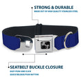 Load image into Gallery viewer, Dog Bone Seatbelt Buckle Collar - Royal