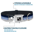 Load image into Gallery viewer, Dog Bone Seatbelt Buckle Collar - Spectrum Blue