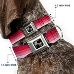 Dog Bone Seatbelt Buckle Collar - Spectrum Pink