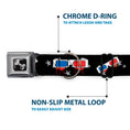Load image into Gallery viewer, Dog Bone Seatbelt Buckle Collar - 3-D Glasses Dripping w/Stars