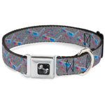 Dog Bone Seatbelt Buckle Collar - 3-D Glasses w/TV Noise