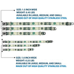 Dog Bone Seatbelt Buckle Collar - 100 Dollar Bill CLOSE-UP