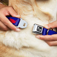 Load image into Gallery viewer, Dog Bone Seatbelt Buckle Collar - 'MERICA/USA Silhouette Blue/White/Red