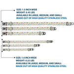 Dog Bone Black/Silver Seatbelt Buckle Collar - 90s Nineties Grid Pattern Gray/Multi Pastel