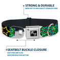 Load image into Gallery viewer, Dog Bone Seatbelt Buckle Collar - Animal Skins & Stripes 2